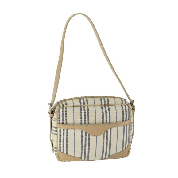 Burberry Nova Check Shoulder Bag Canvas Beige - Picture 1 of 16